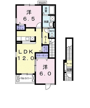 カメリアＢの物件間取画像